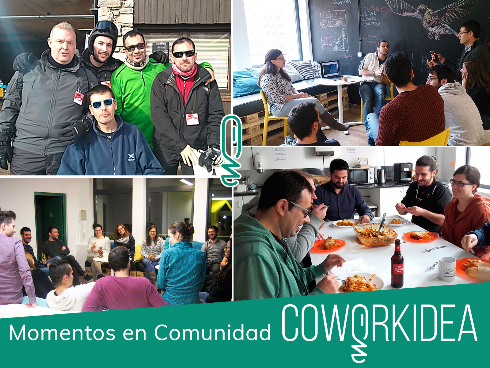 Momentos en comunidad en Coworkidea